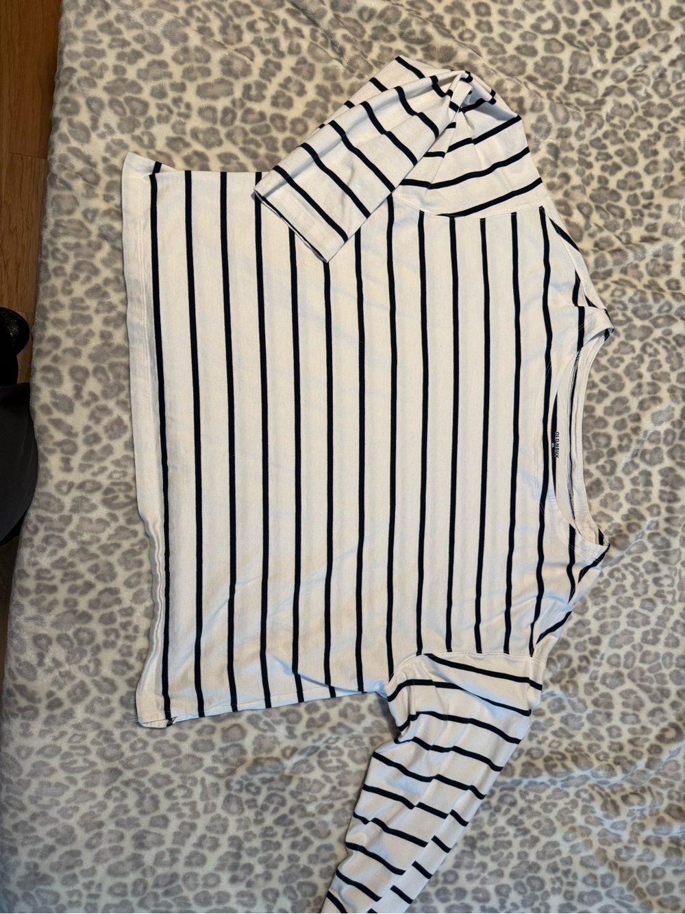 Woman’s Swoop neck stripped top